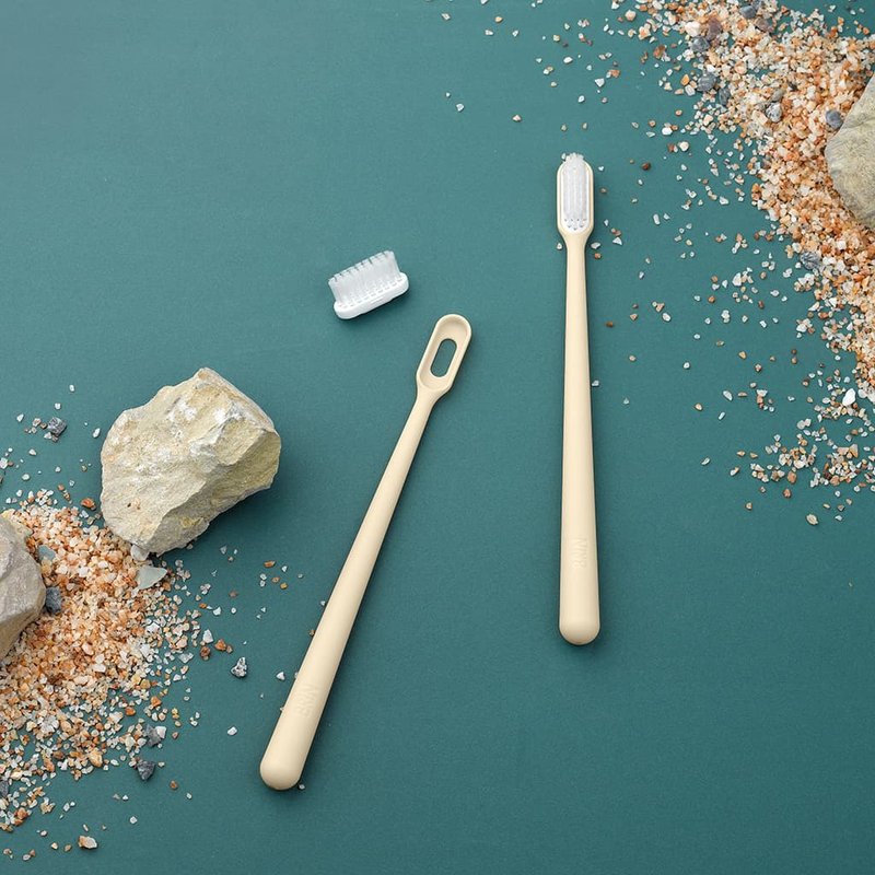 BRiN SeaDifferently 环保可更换刷头牙刷 (海沙色) - 其他 - 环保材料 卡其色