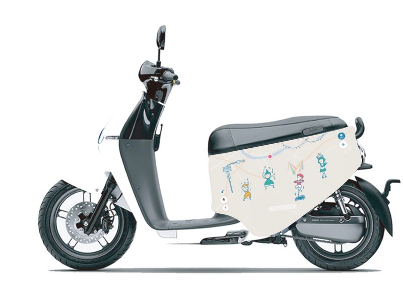 BLR gogoro 防刮车套 iD116 Magais 导航 - 其他 - 聚酯纤维 灰色