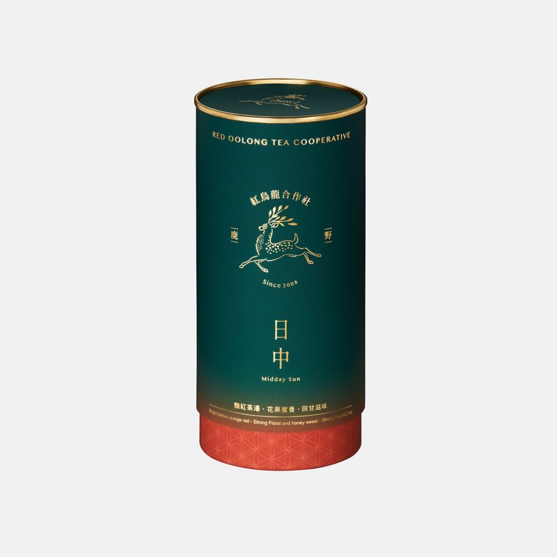 红乌龙合作社 | 日中原叶 罐装 75g - 茶 - 新鲜食材 黄色