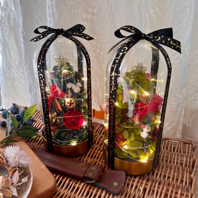 新款圣诞树小夜灯 - 干燥花/捧花 - 植物．花 绿色