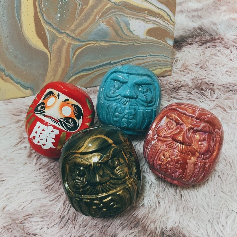 招财达摩陶瓷存钱筒手作材料包 - 插画/绘画/写字 - 陶 