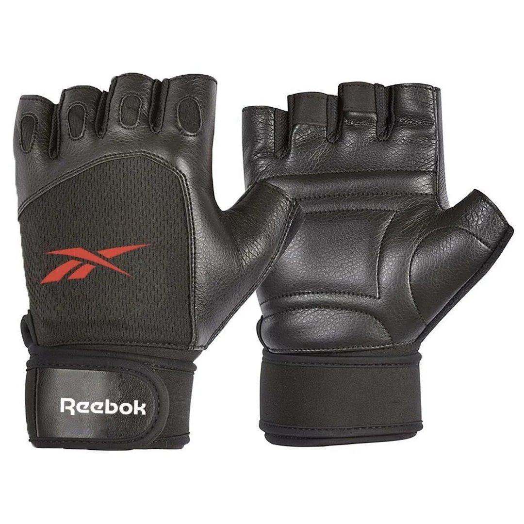 Lifting Gloves 短指皮革举重手套 - Black/Red - 运动配件 - 其他材质 