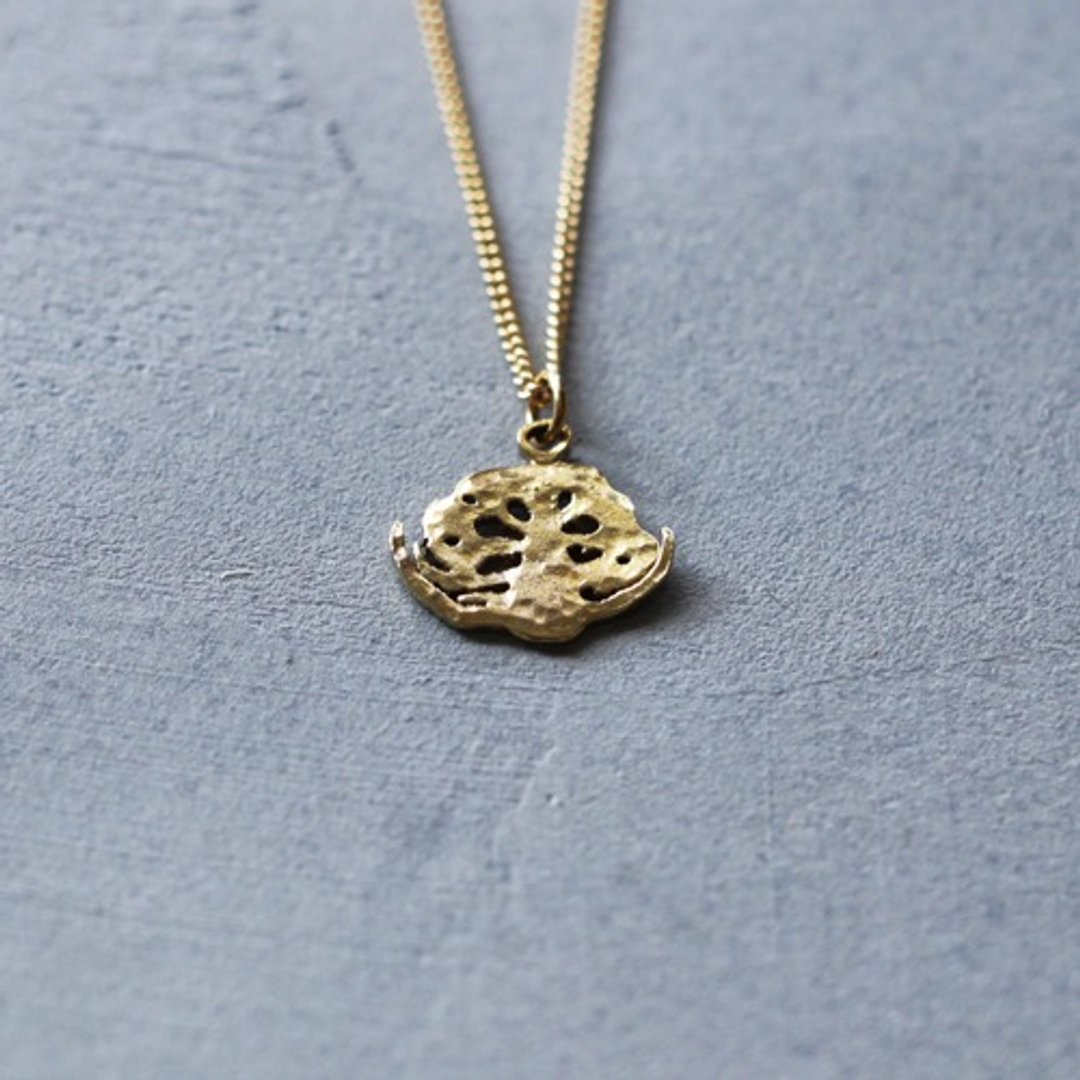 Cauliflower necklace N341 - 项链 - 其他金属 金色
