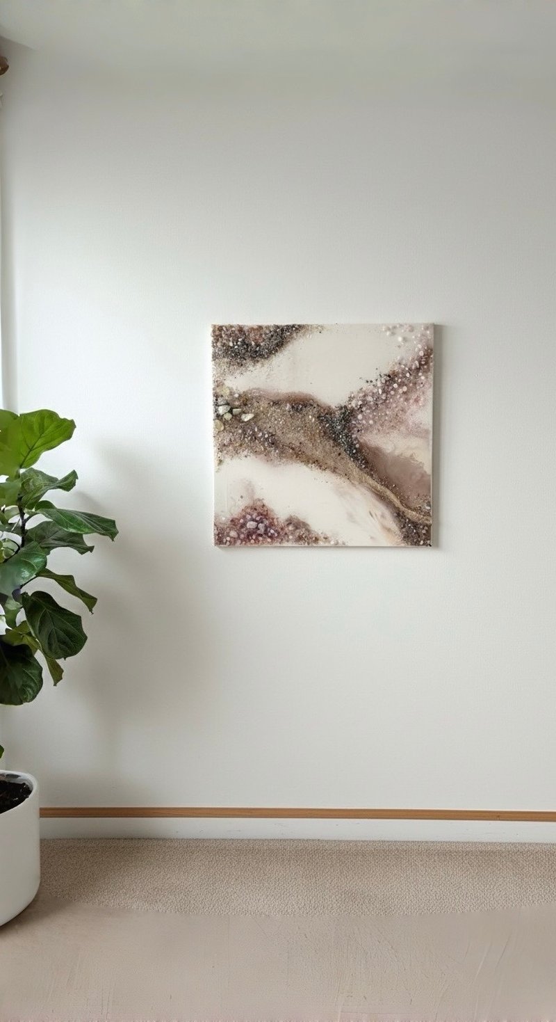 奢华水晶画挂  可选择画布尺寸   可使用文化币  点亮生活空间 - 插画/绘画/写字 - 树脂 