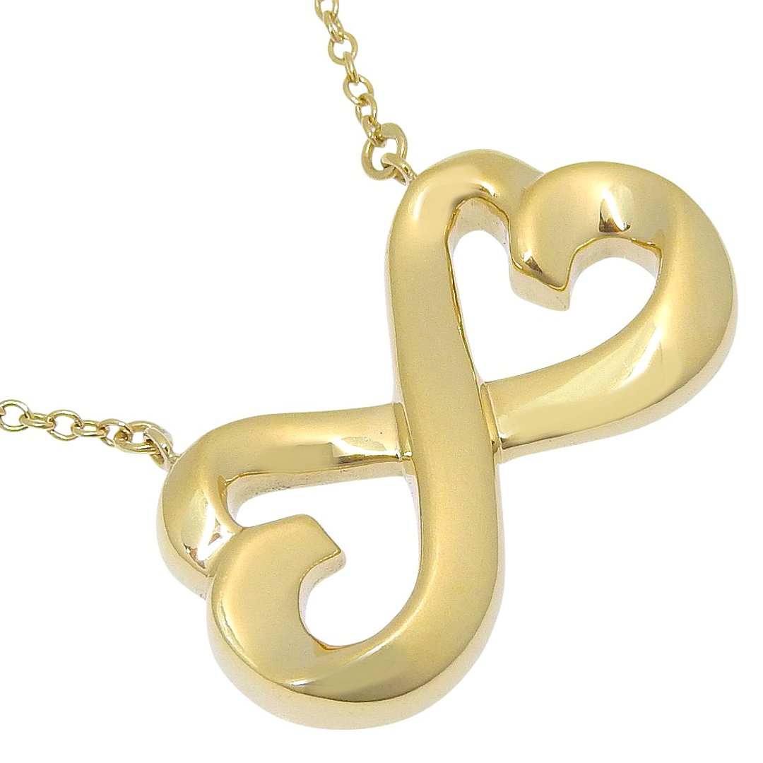 [日本直送] Tiffany & Co. 双爱心项链，Paloma Picasso 设计，18K 黄金，约 5.3 克，女士款 [二手] - 项链 - 贵金属 金色