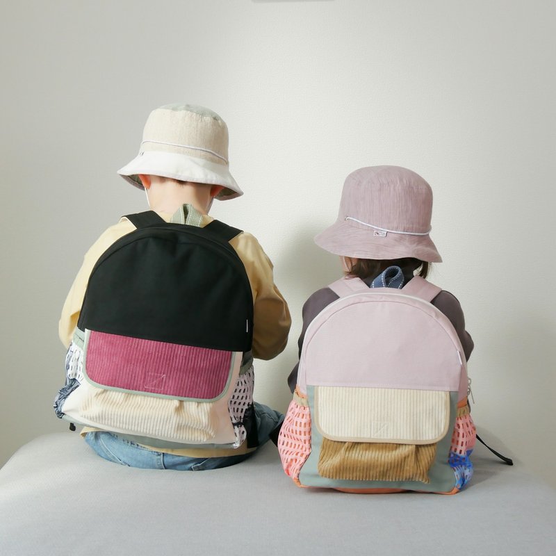 儿童背包 时尚撞色设计 - 背包/袋子 - 棉．麻 多色