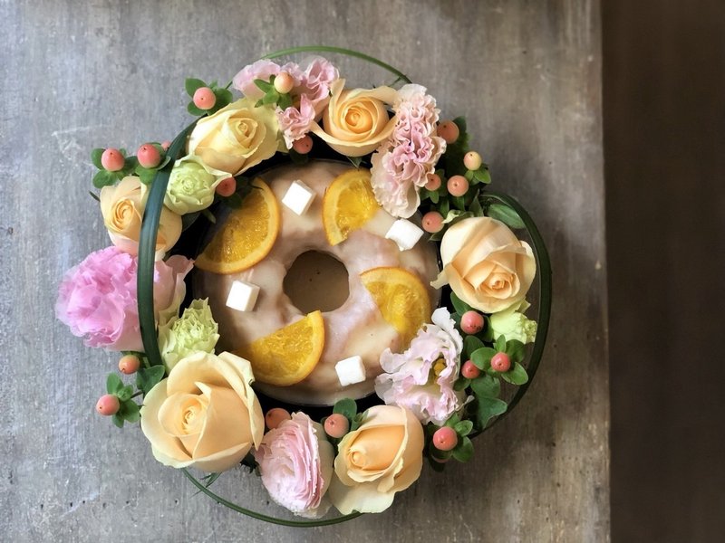 母亲节限定 l 橙意满满 l 香橙凤梨磅蛋糕 - 蛋糕/甜点 - 新鲜食材 橘色