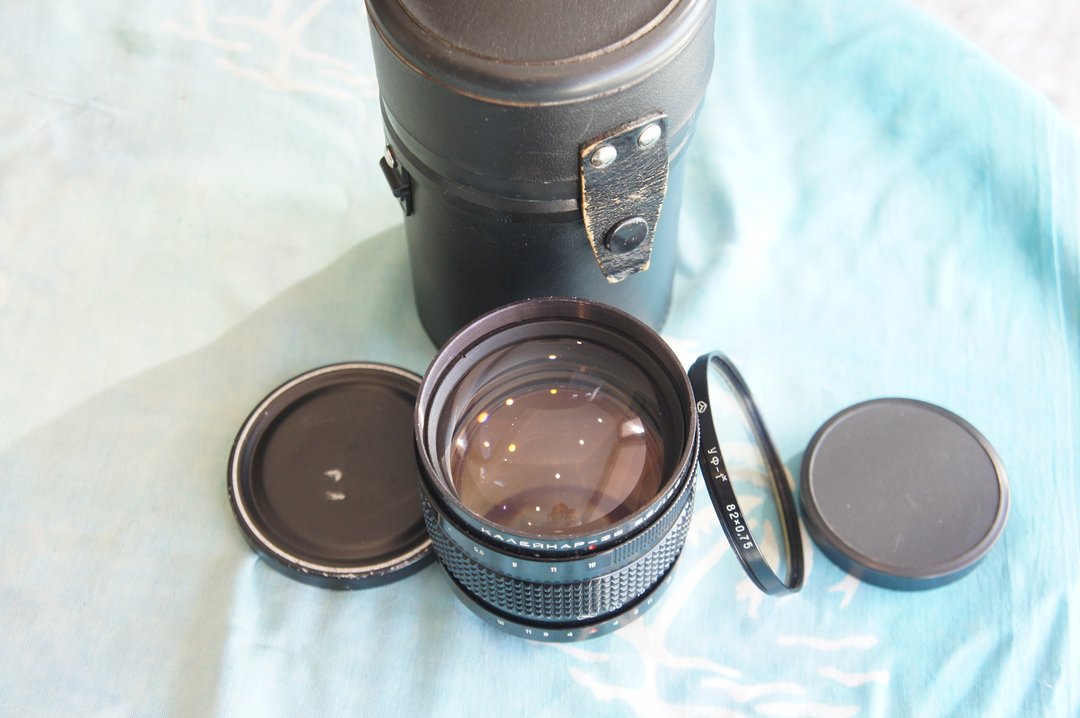 KALEINAR-3B 150mm F2.8 人像拍摄镜头适用于 PENTACON-6、KIEV-60、6s - 相机 - 其他材质 