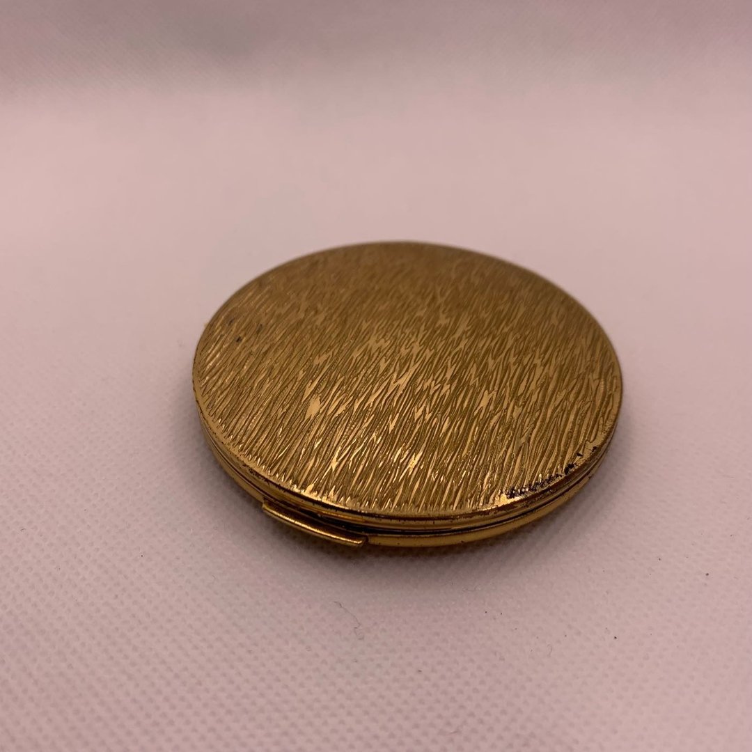 Vintage 英国Stratton 金色粉饼盒 - 其他 - 其他金属 