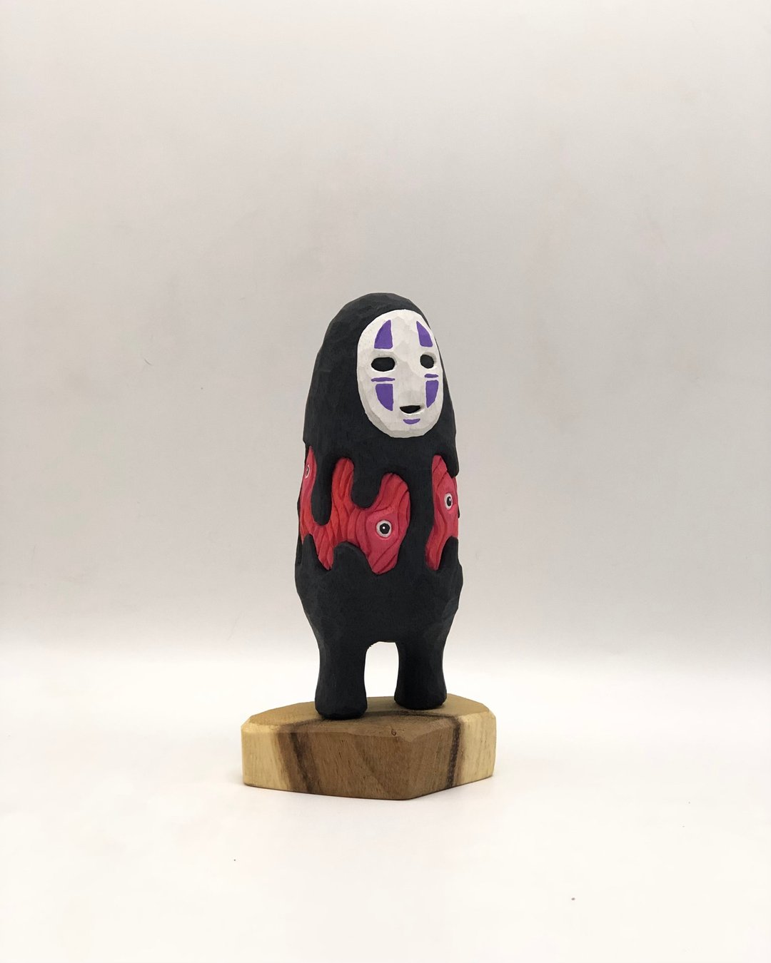 贪婪的恶魔 - 摆饰 - 木头 