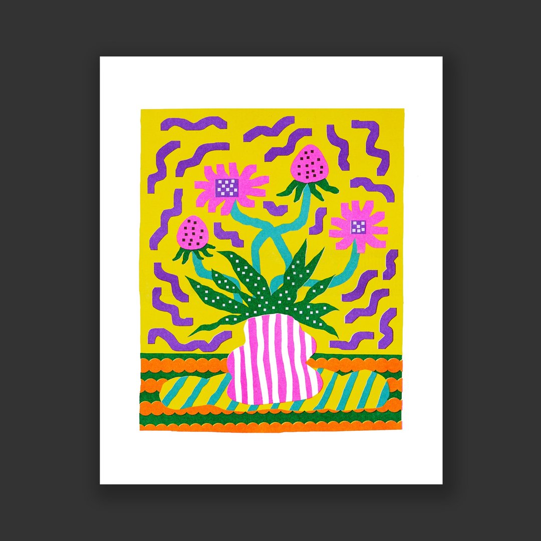 Inkchacha 花卉艺术画 植物版画 复古印刷 - 海报/装饰画/版画 - 纸 多色