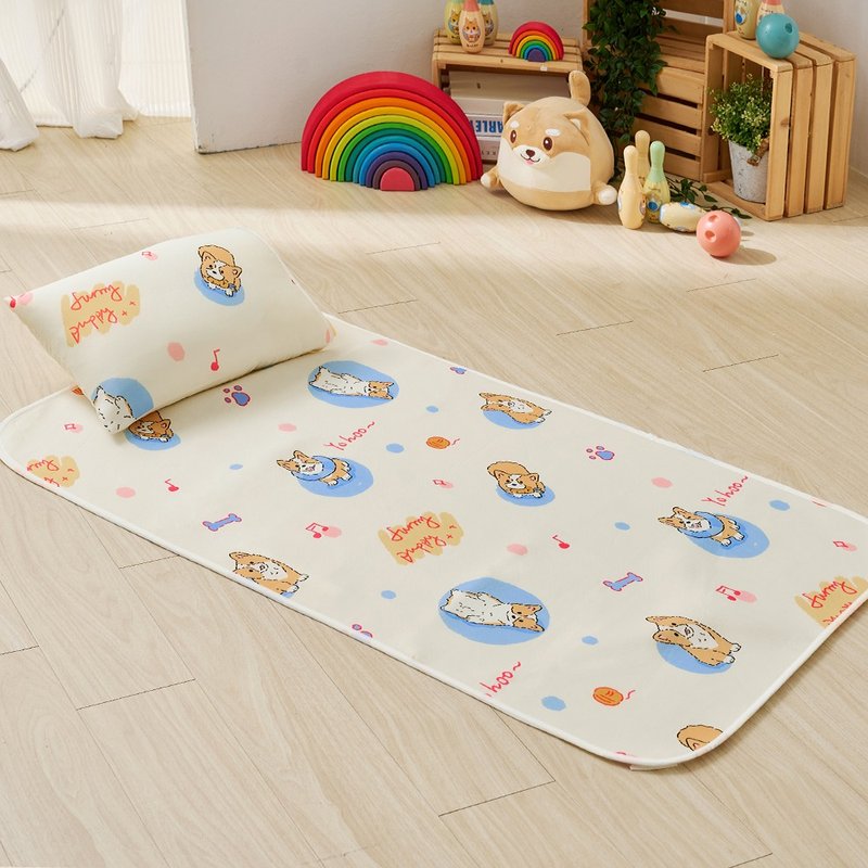 6D午睡垫 / Cool-Fi 透气凉感 / 儿童70x120cm / 柯基戏水 - 寝具 - 其他材质 多色