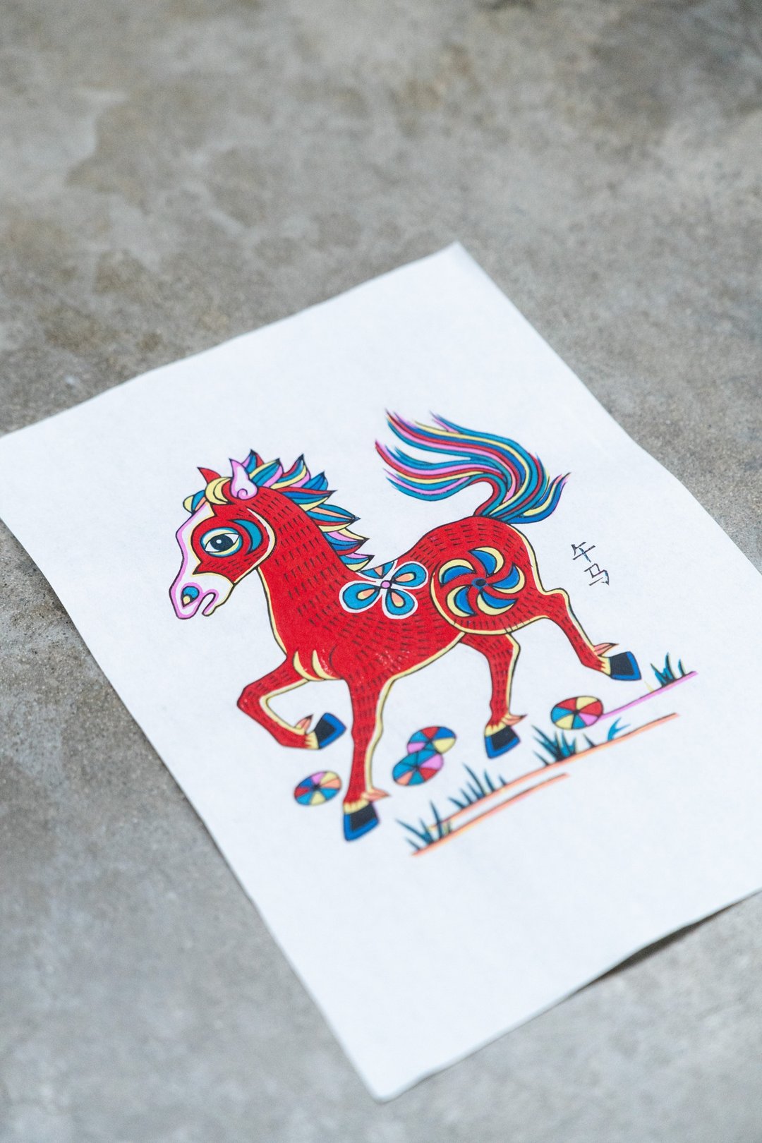 武强年画 / 午马 - 海报/装饰画/版画 - 纸 多色