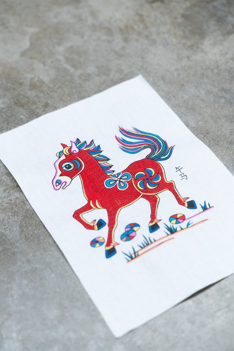 武强年画 / 午马 - 海报/装饰画/版画 - 纸 多色