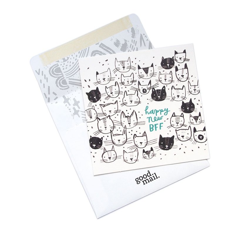 我爱毛宝贝-永远的好朋友【Hallmark-US卡片 友谊长存】 - 卡片/明信片 - 纸 白色