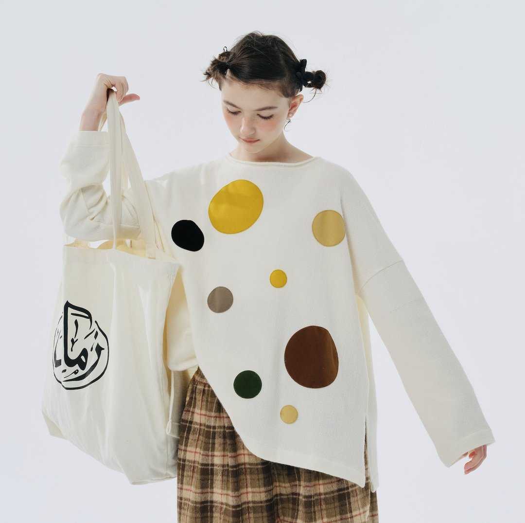 白色星球宇宙针织衫 - 女装针织衫/毛衣 - 其他材质 白色