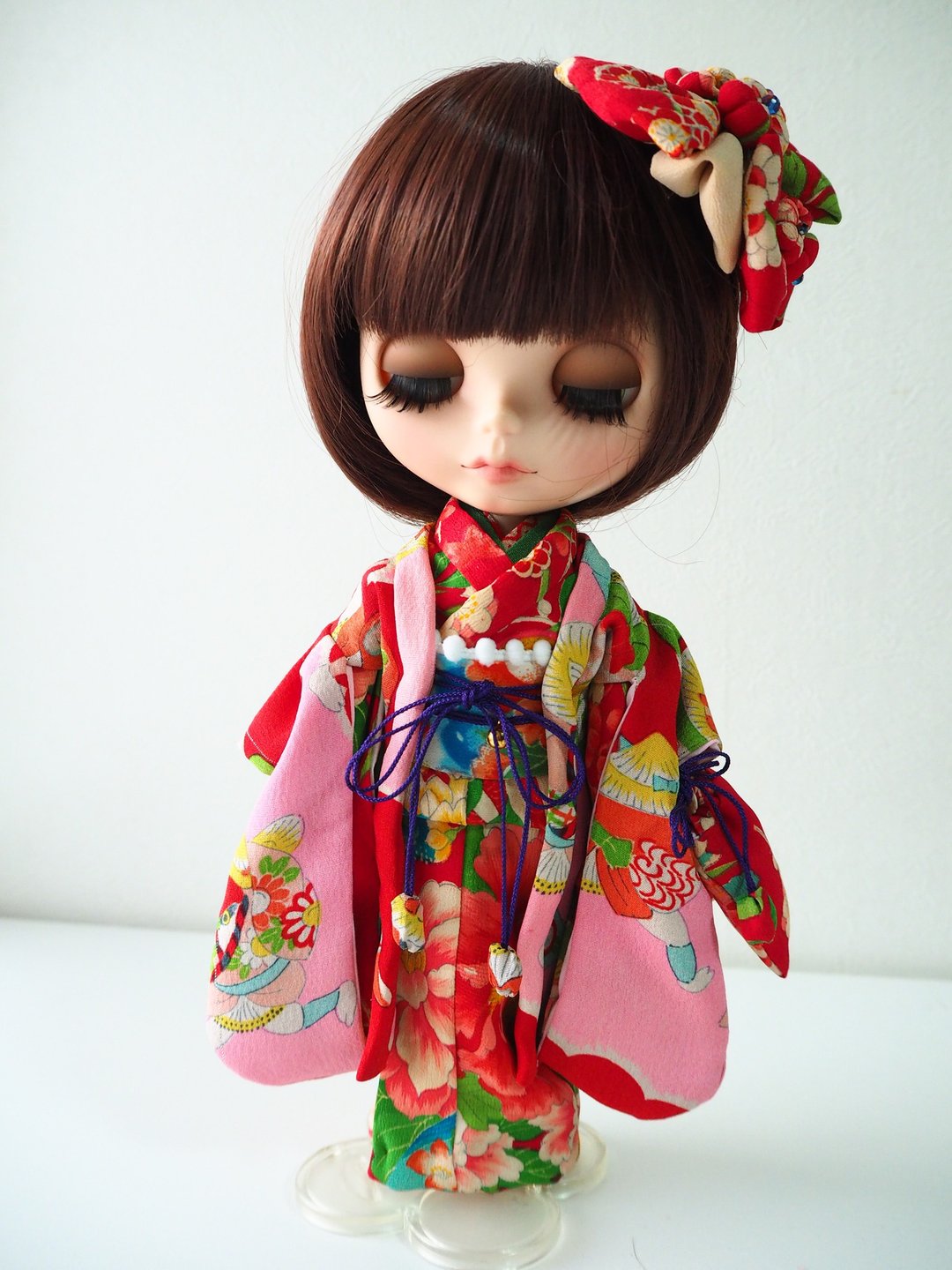Gorgeous kimono and haori for Blythe - 玩偶/公仔 - 丝．绢 