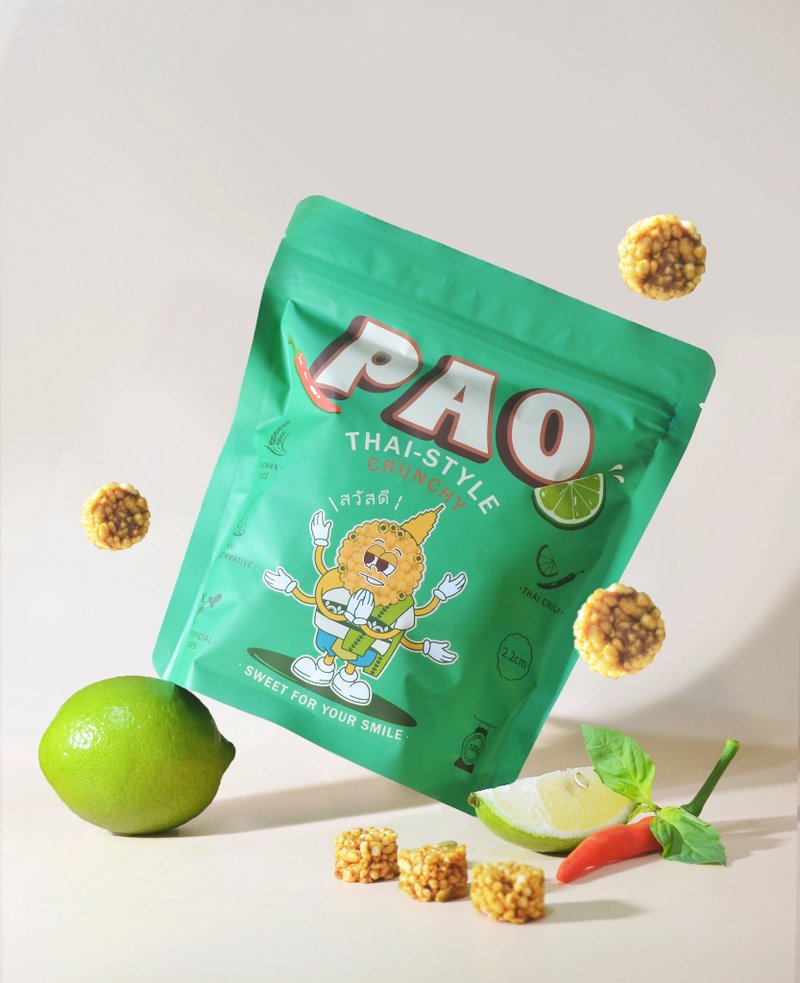 PAO泰式鲜柠辣盐米脆脆 - 零食/点心 - 其他材质 