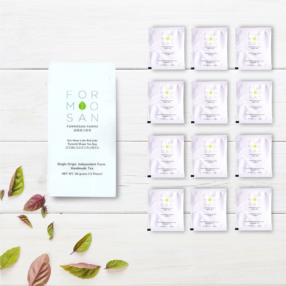 英伦晚宴迎宾茶/ 日月潭红玉红茶 / 三角立体茶包12入 / 台茶18号 - 茶 - 纸 透明