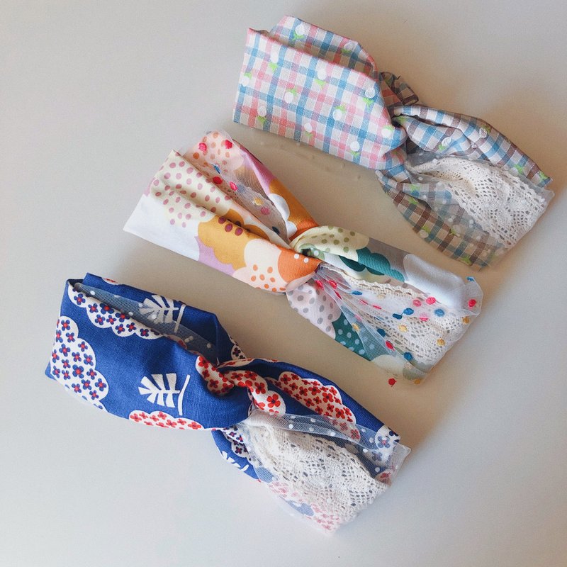 缎带纱纱发带 - 发带/发箍 - 其他材质 