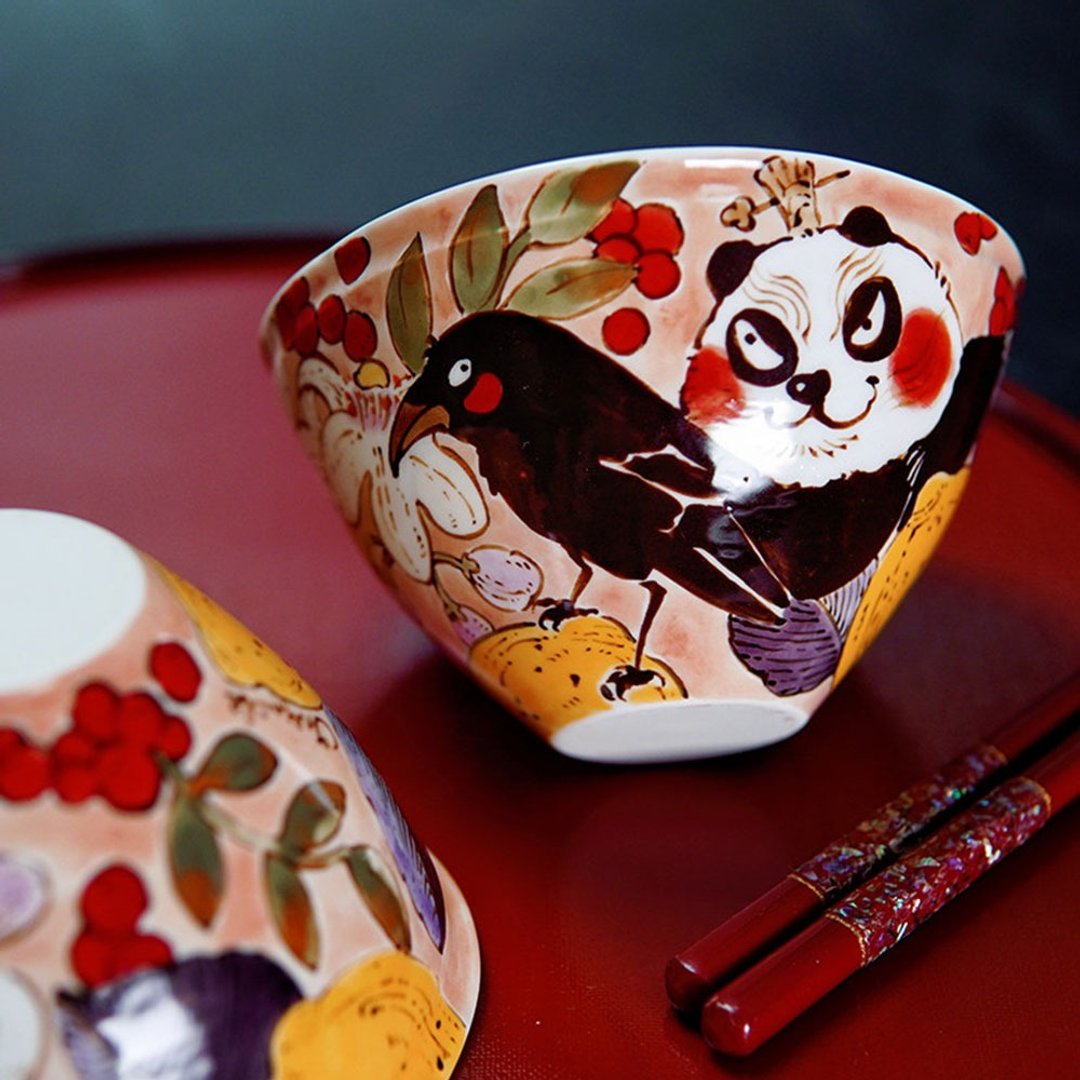 手繪陶瓷餐茶具套裝 / 創意客製化杯碗盤壺組 / 手工藝術禮品 - 茶具/茶杯 - 瓷 多色