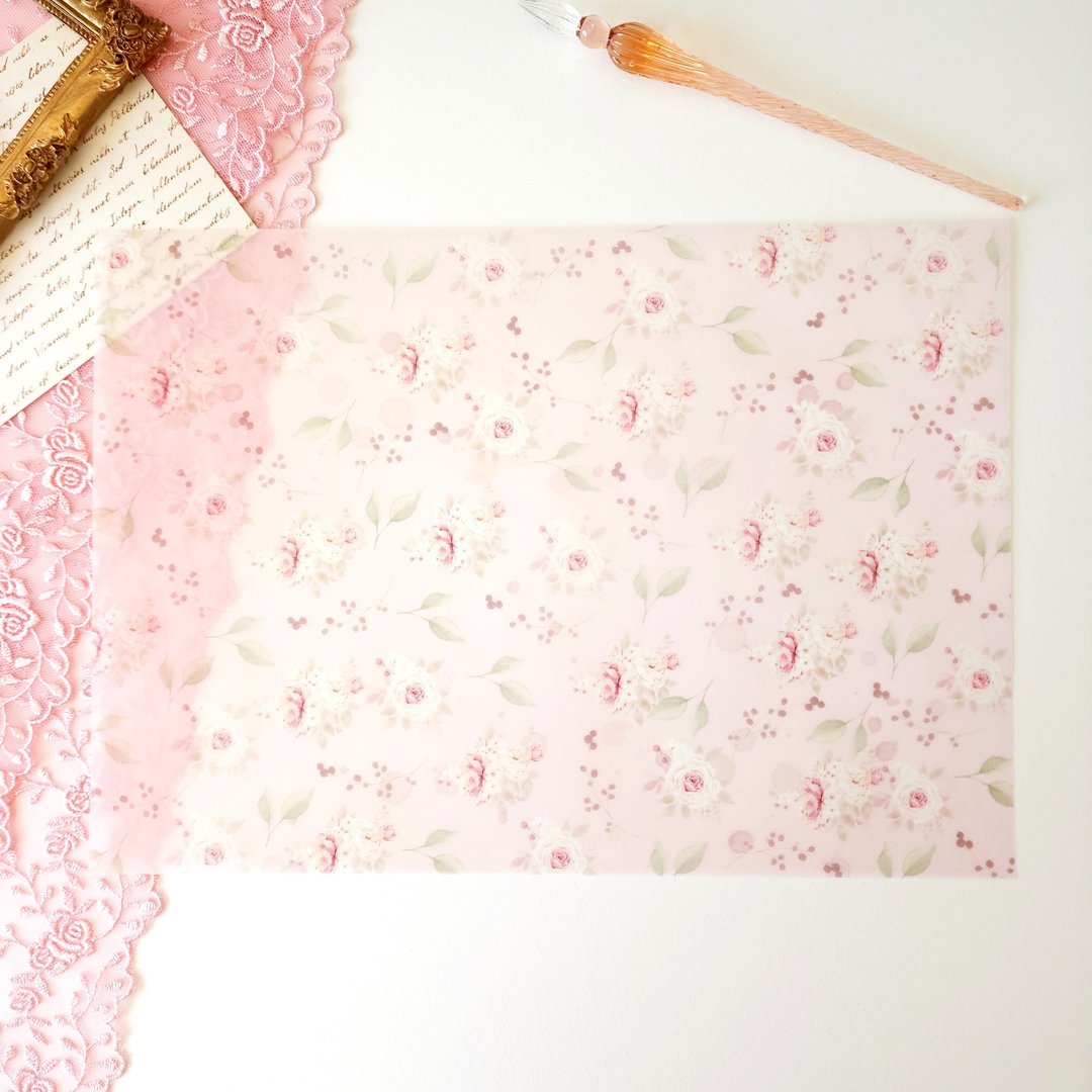 SAKURA.ROSE 设计描图纸 1 - 纸盒/包装盒 - 纸 粉红色