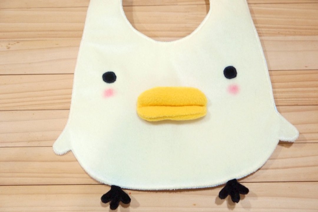 Bucute福气鸡口水巾/宝宝的弥月礼物/口水巾/弥月 - 围嘴/口水巾 - 聚酯纤维 黄色