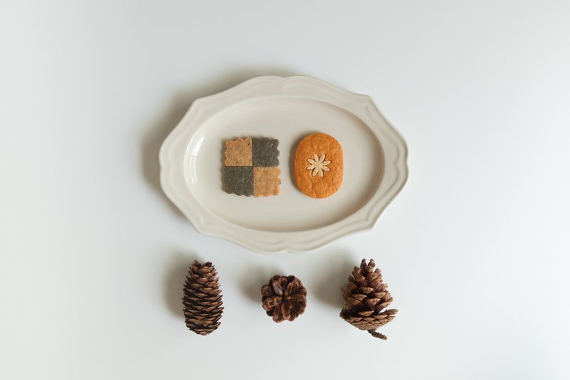 饼干迷你盒(芝麻蜂蜜饼干与红椒奶酪饼干) - 手工饼干 - 新鲜食材 