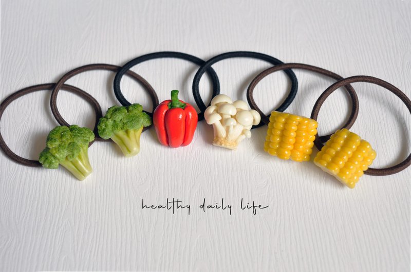 纯手工 蔬菜发束 / 仿真黏土 发束发饰 - 发饰 - 粘土 