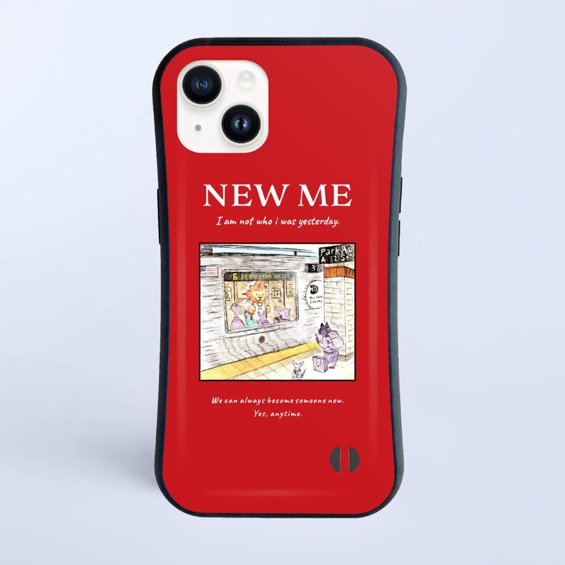 NEW ME 归途的狮子 / 防摔握感 iPhone 保护壳 - 手机壳/手机套 - 塑料 白色