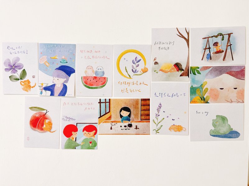 疗愈明信片第2版 - 卡片/明信片 - 纸 白色