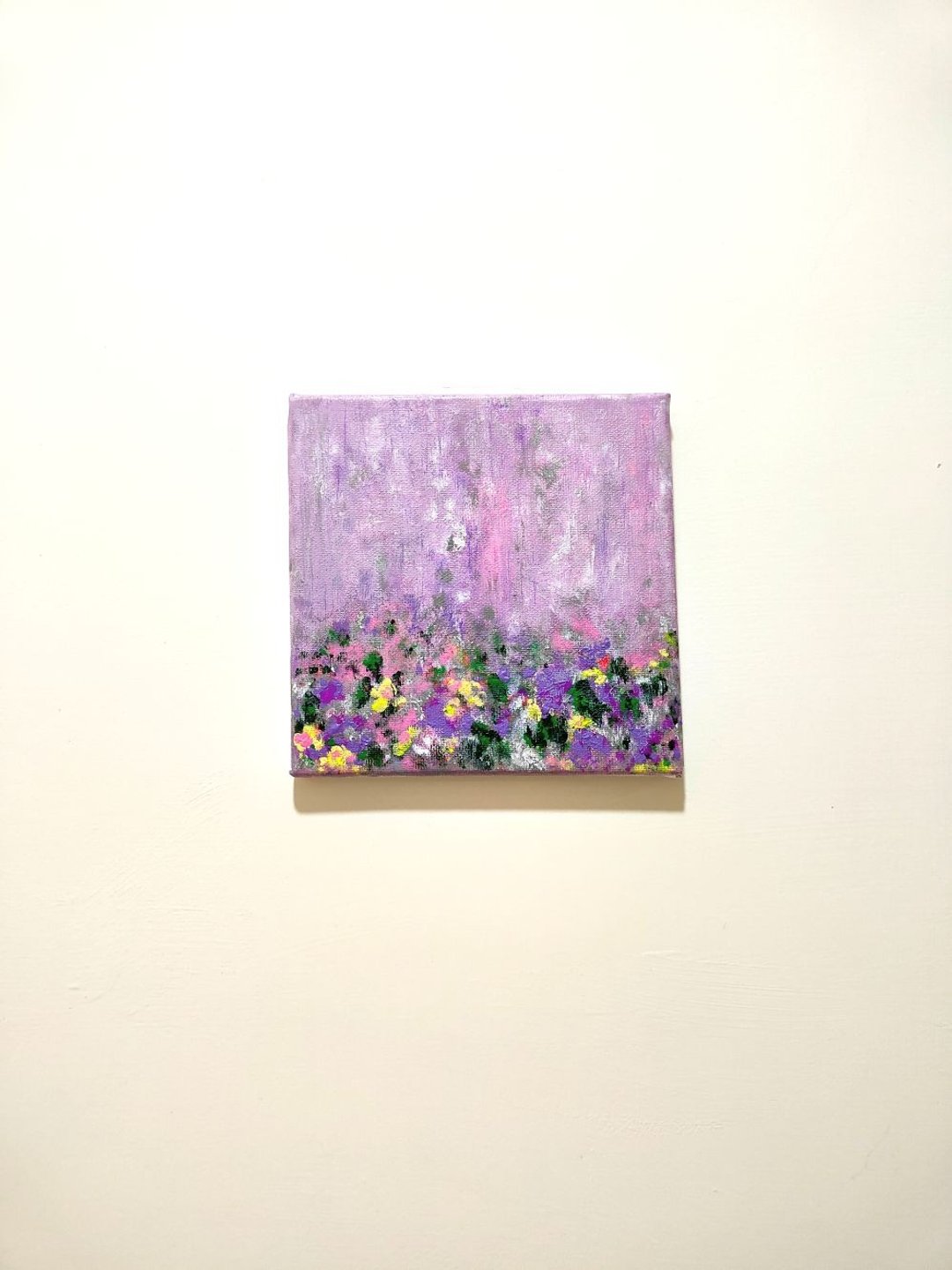 【小花小草的夏雨】压克力无框画/挂画/风景/原画/摆饰/疗愈送礼 - 摆饰 - 棉 