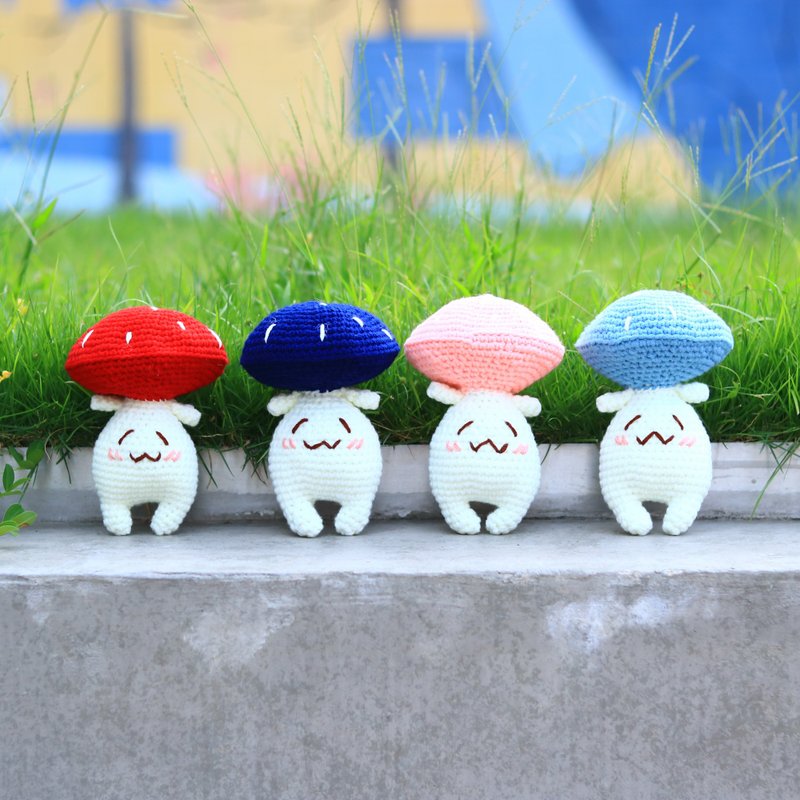 七彩缤纷小菇头 - 玩偶/公仔 - 棉．麻 多色