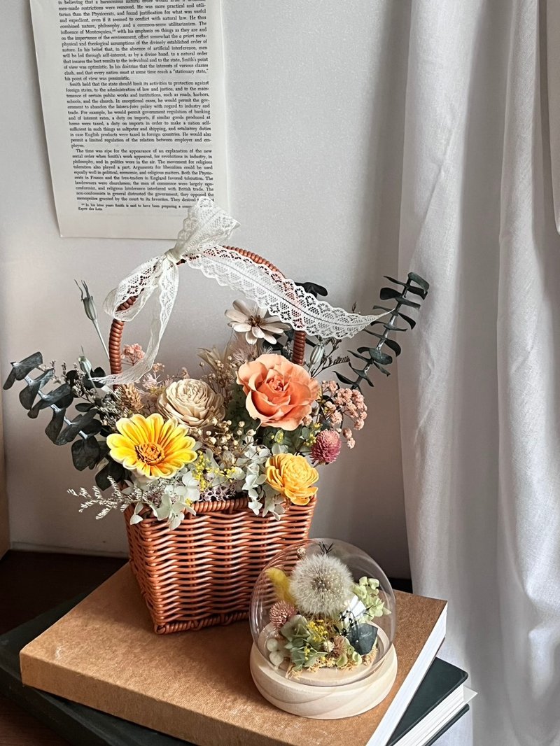 永生花艺双成品夏季限定课程 - 植栽 - 木头 