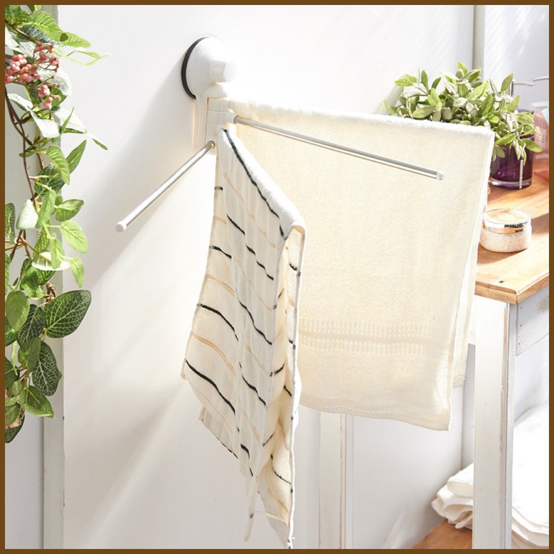 【ikloo】TACO无痕吸盘系列-180度旋转毛巾杆 - 卫浴用品 - 其他材质 