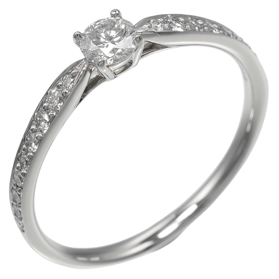 【日本直送】TIFFANY&Co. 戒指 Harmony Solitaire 14号 0.23ct VVS1/F/3EX Pt950铂金 约2.45g 戒指【二手】 - 戒指 - 贵金属 银色
