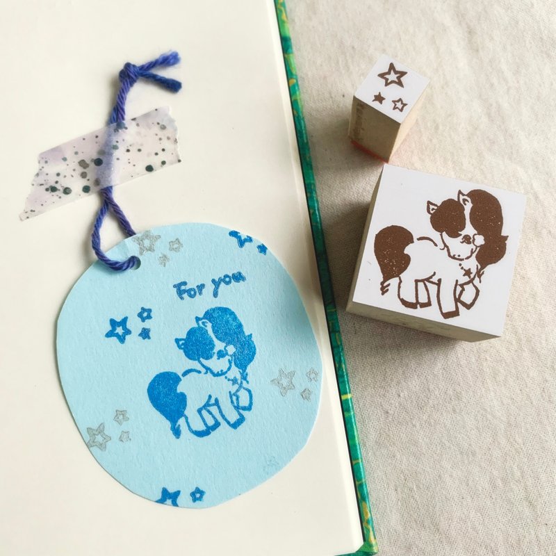 橡皮章【星之国独角兽与闪耀星辰印章2件组】 - 印章/印台 - 其他材质 白色