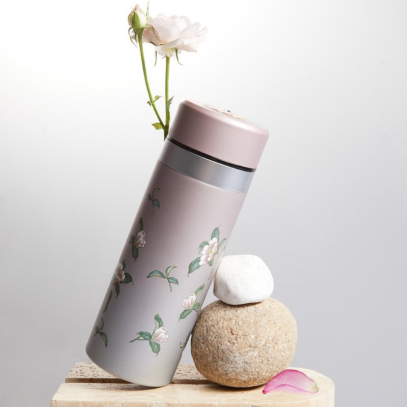 吉星花神活瓷保温杯 / 鎏金 / 2色 330ml - 保温瓶/保温杯 - 不锈钢 白色