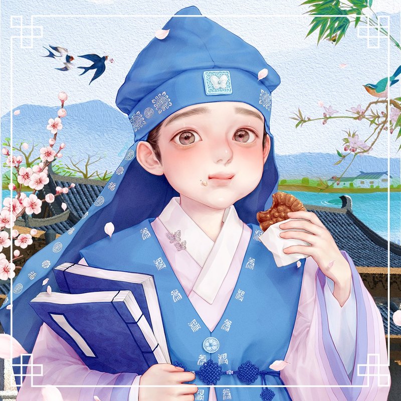 （小男孩）哭泣的夫妇（6色） - 贴纸 - 纸 