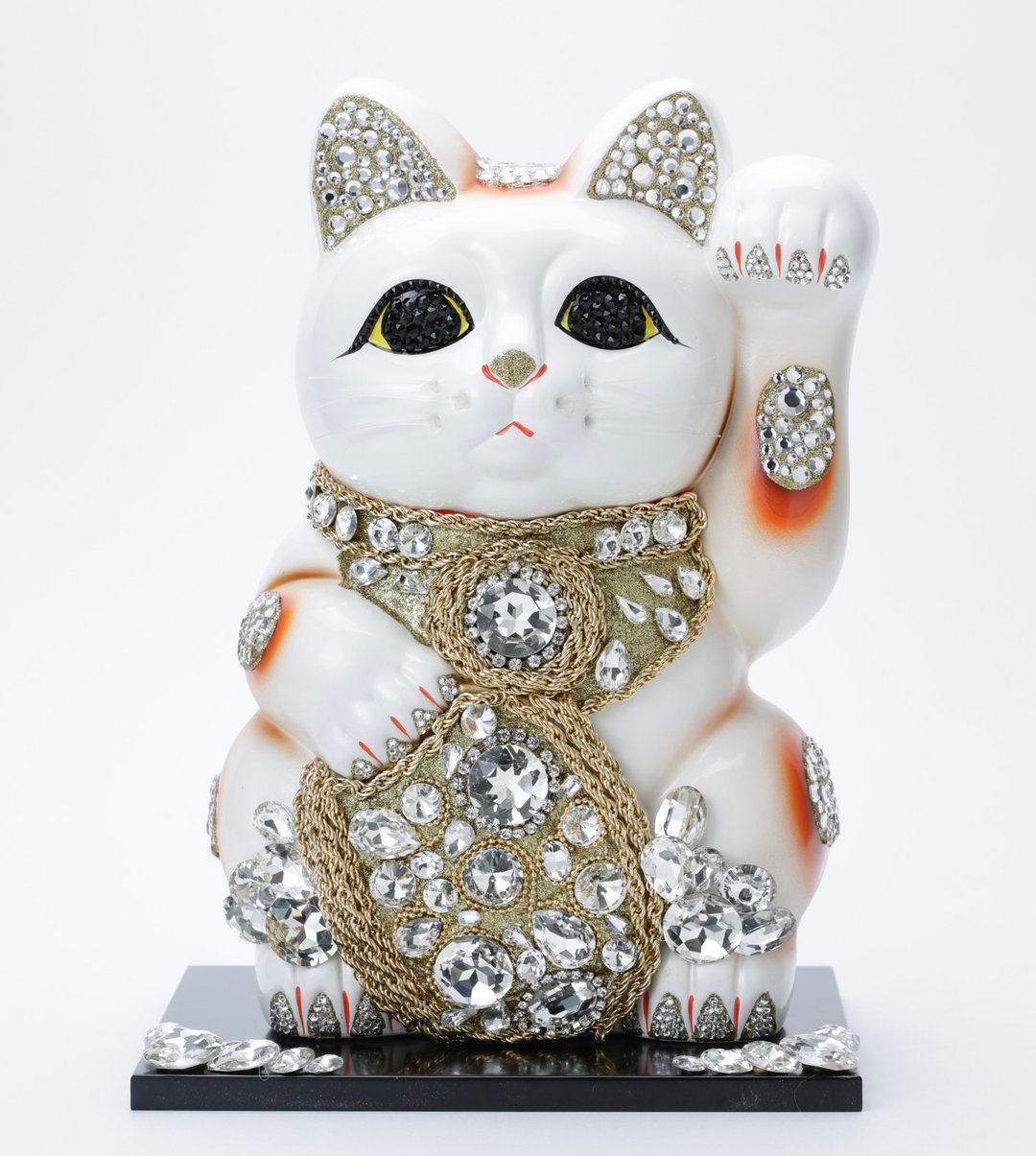Jewelry lucky cat - 摆饰 - 陶 白色