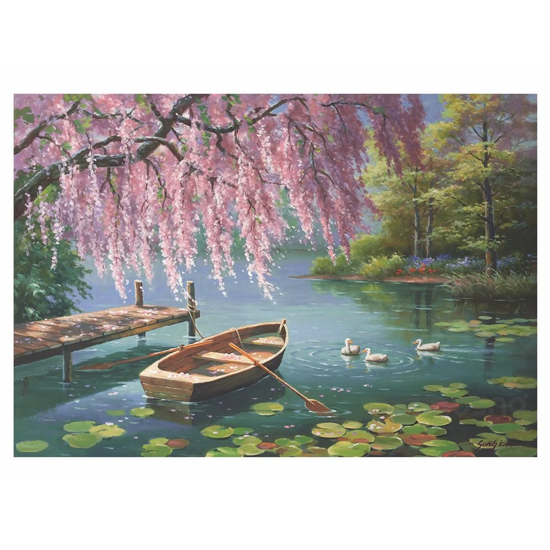 春日柳影_拼图_500片 - 拼图 - 纸 