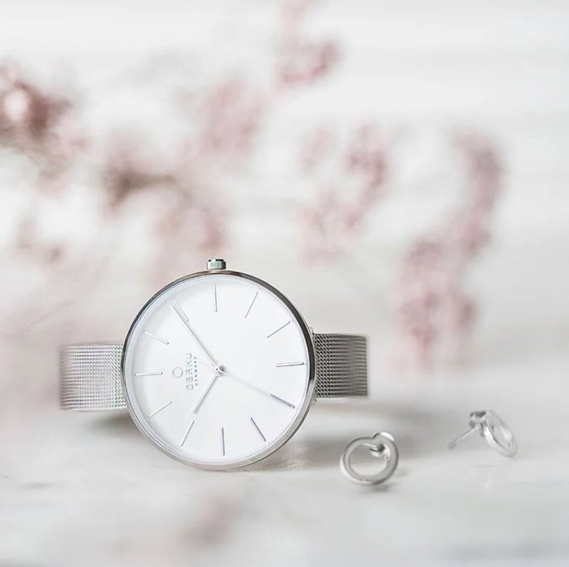 OBAKU 丹麦潮流 V211LXCIMC - 女表 - 不锈钢 灰色