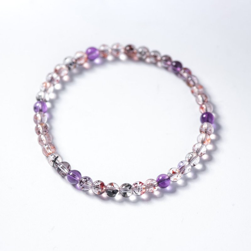 超级七4mm手链 | Super Seven 天然水晶手链 定制化礼物 - 手链/手环 - 水晶 多色