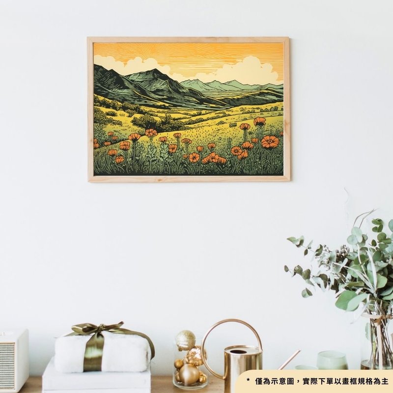 landscape 4 - 【 高清微喷油画系列 】 艺术挂画 | 卧房挂画 - 海报/装饰画/版画 - 棉．麻 