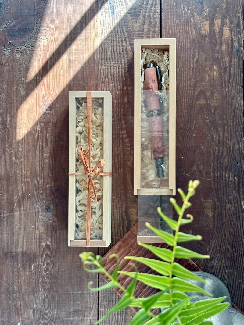 手工十字星笔盒 - 铅笔盒/笔袋 - 木头 