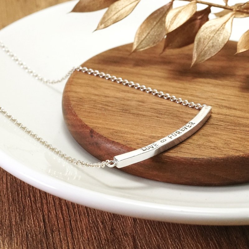 极简微笑 纯银项链 银饰体验课 ART64台中大鲁阁 银饰手作 文化币 - 金工/饰品 - 纯银 