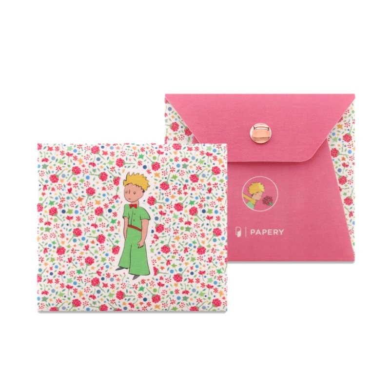 定制化礼物 MASKfolio S 口罩套 小王子 - Rose Pattern - 口罩 - 纸 