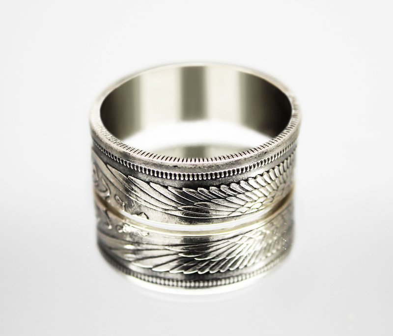 埃及钱币戒指 10 皮阿斯特 1957 银质埃及戒指 埃及礼物 - 戒指 - 其他金属 