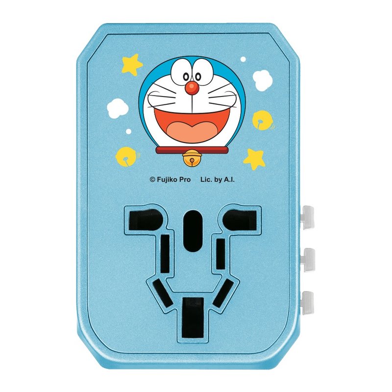原装正版 多啦A梦 4头45W PD & QC 快速充电通用旅行转插-3种款式 - 手机配件 - 塑料 多色