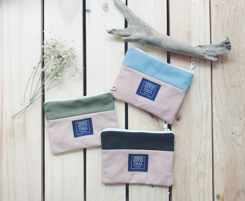 ::浏海树::  零钱包_莓粉色系 - 零钱包 - 棉．麻 粉红色